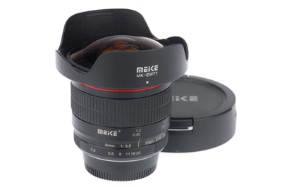Lot 199 - A Meike 8mm f/3.5 Fish-Eye CS Camera Lens