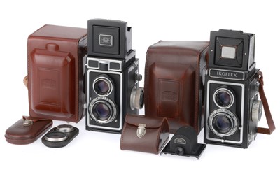 Lot 284 - A Pair of Zeiss Ikon Ikoflex Medium Format TLR Cameras