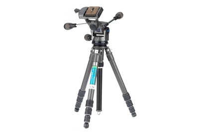 Lot 285 - A Gitzo GK2380VQR Travel Tripod & Gitzo G1572 Tripod Head