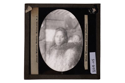 Lot 135 - Magic Lantern Slides, Maori, Josiah Martin