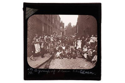 Lot 137 - Magic Lantern Slides, London Slum Life