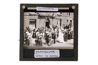 Lot 142 - Magic Lantern Slides, London Protest Marches