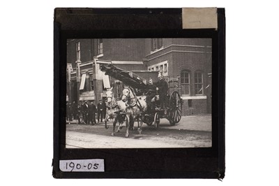 Lot 143 - Magic Lantern Slides, Fire Brigade