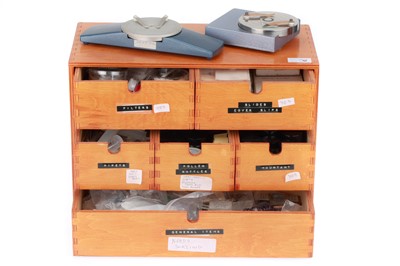 Lot 371 - A Large Collection of Microscope Slide Preparing Equipment