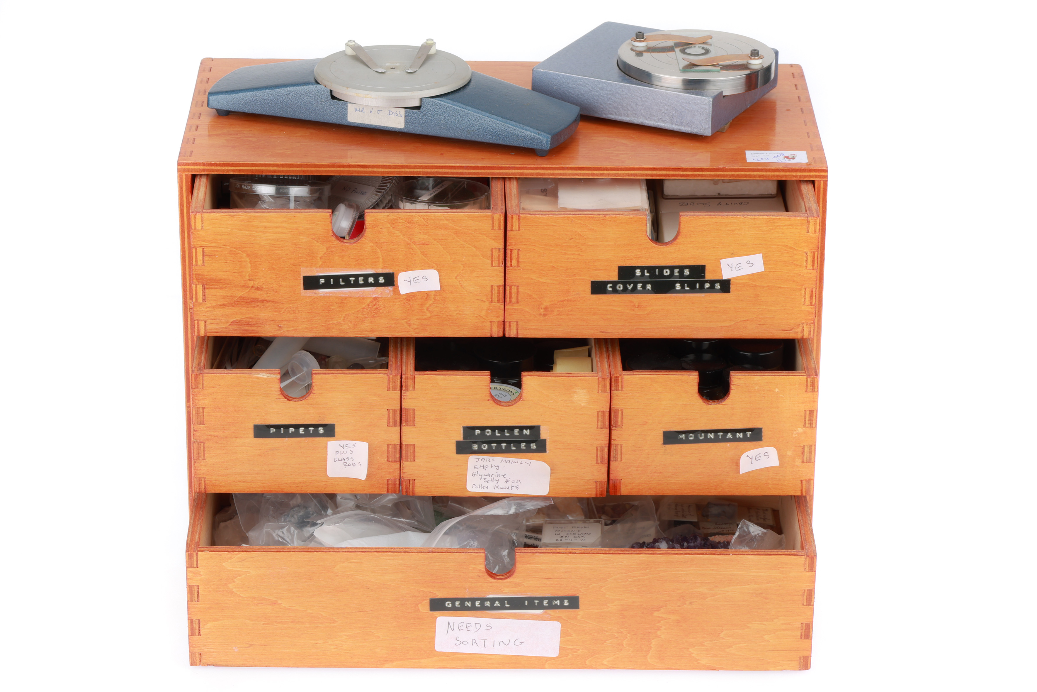 Lot 371 - A Large Collection of Microscope Slide