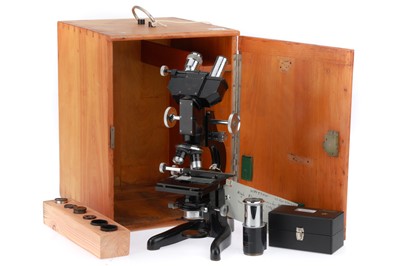 Lot 373 - Classic Microscopy, Watson High Power Binocular Bactil Microscope