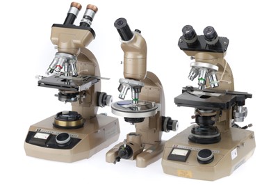 Lot 368 - Collection of 3 Vickers Microscopes