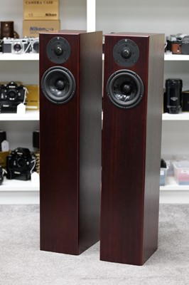 Lot 507 - A Pair of Totem Acoustic Hawk Mahogany Floorstanding Loudspeakers