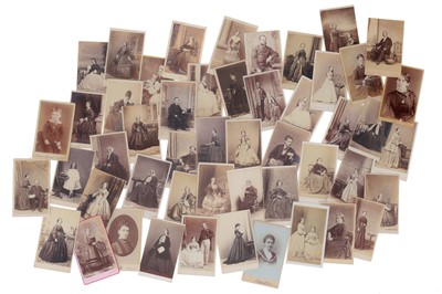Lot 327 - Collection of 19th Century CDV images
