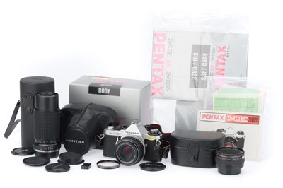 Lot 254 - A Pentax ME Super 35mm SLR Camera