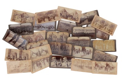 Lot 336 - Collection of Stereo Cards, China, India & Egypt
