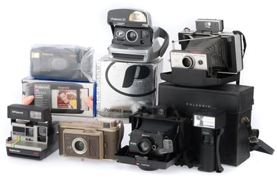 Lot 321 - A Group of Polaroid Film Cameras