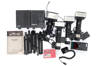 Lot 691 - A Selection of Metz Hammerhead Flash Guns