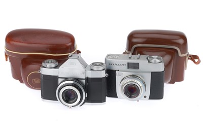 Lot 124 - A Pair of Zeiss Ikon 35mm Cameras