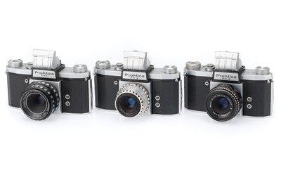 Lot 125 - A Group of Praktica FX 35mm SLR Cameras