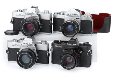 Lot 128 - A Group of 35mm SLR Cameras