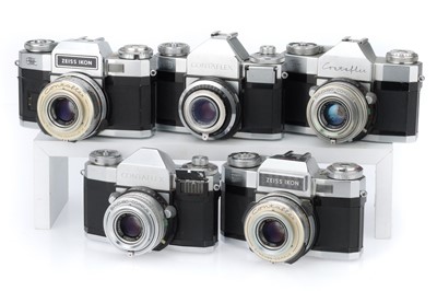 Lot 129 - A Group of Zeiss Ikon 35mm Cameras