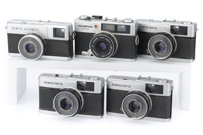 Lot 244 - A Group of Olympus Compact Cameras