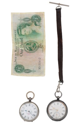 Lot 749 - A Pair of White Metal Pocket Watches