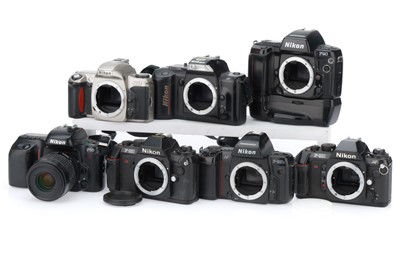 Lot 74 - A Selection of Nikon 35mm SLR Cameras