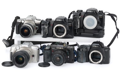 Lot 103 - A Group of Minolta 35mm SLR Camera Bodies
