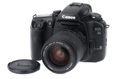 Lot 182 - A Canon EOS 30 35mm SLR Camera