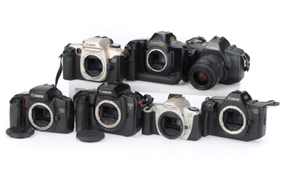 Lot 185 - A Selection of Canon 35mm SLR Cameras