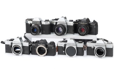 Lot 101 - A Group of Praktica 35mm SLR Cameras