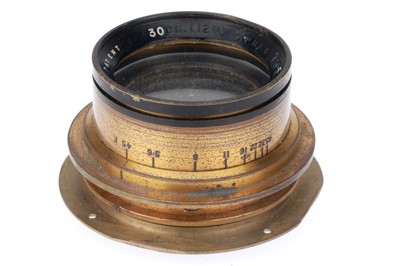 Lot 458 - A Ross Xpres f/4.5 30cm Brass Lens