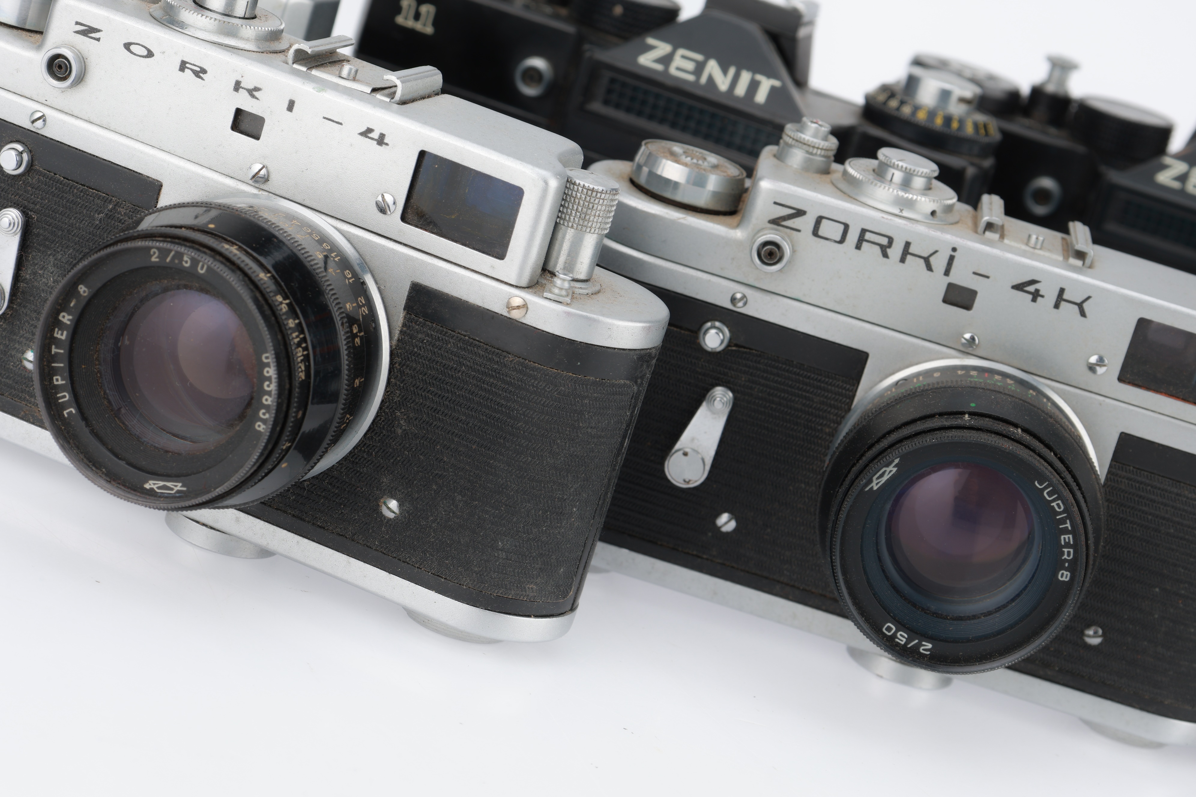 Lot 100 - A Selection of Soviet Cameras,