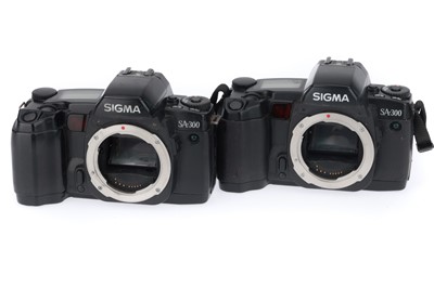Lot 102 - A Pair of Sigma SA300 35mm Camera Bodies
