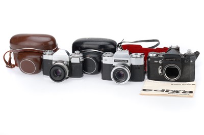 Lot 362 - A Group of German Made Cameras