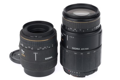 Lot 475 - A Pair of Sigma Camera Lenses