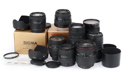 Lot 477 - A Group of Sigma Camera Lenses