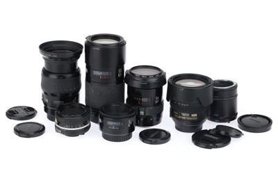 Lot 466 - A Group of Nikon and Minolta Lenses