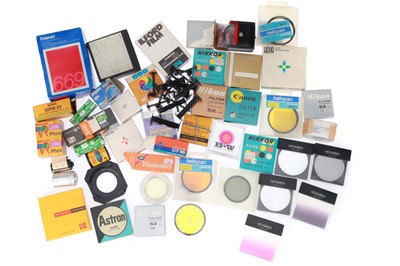 Lot 647 - A Selection of Camera Filters and Expired Film