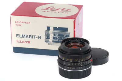 Lot 23 - A Leitz Wetzlar Elmarit-R f/2.8 28mm Lens