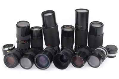 Lot 482 - A Mixed Selection of Camera Lenses