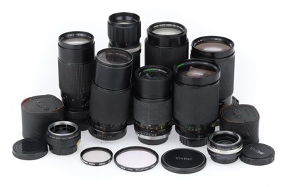 Lot 488 - A Mixed Selection of Camera Lenses