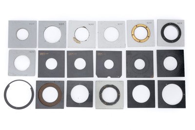 Lot 291 - A Selection of M.P.P. Micro Precision Products Camera Lens Boards