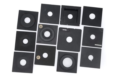 Lot 292 - A Selection of Sinar Large Format Camera Lens Boards