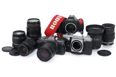 Lot 347 - A Mixed Selection of Cameras & Lenses