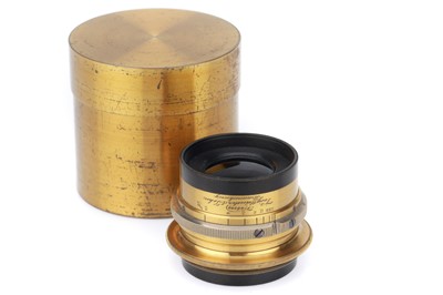 Lot 502 - A Voigtlander and Sohn Collinear II f/6.3 Brass Lens