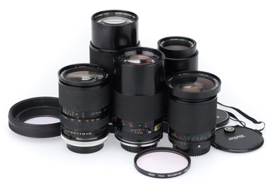 Lot 496 - A Group of Telephoto and Zoom Lenses