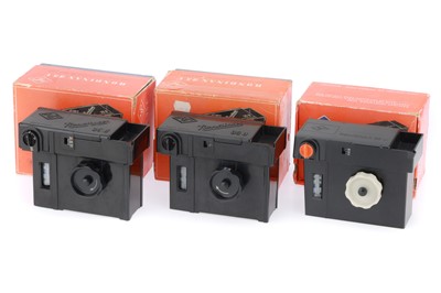 Lot 680 - A Trio of Agfa Rondinax 35U Developing Tanks