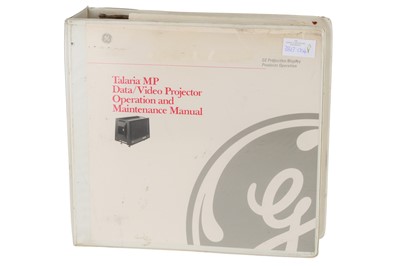 Lot 506 - A General Electrics GE Talaria MP Data / Video Projector Operation & Maintenance Manual