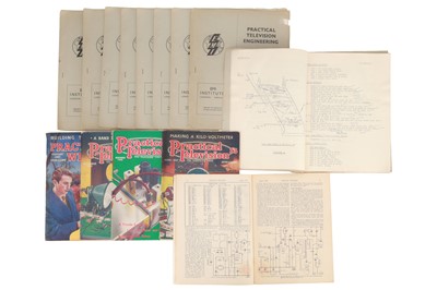 Lot 743 - A Collection of Practical Television Engineering Magazines & Lessons
