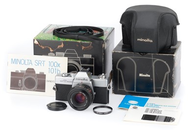 Lot 90 - A Minolta SRT100X 35mm SLR Camera