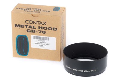 Lot 609 - A Kyocera Contax GB-76 Metal Hood