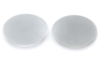 Lot 65 - A Pair of Screw-in Metal Body Caps